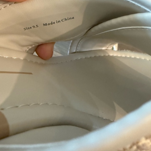 Dolce Vita Eldora Crisscross Raffia Espadrille Platform Slide Sandals Size 9.5 - Picture 9 of 12